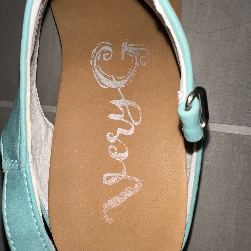 Very G Liberty turquoise wedge sandal - Picture 5 of 5